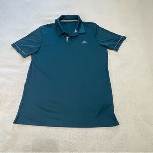 Adidas‎ Men's Teal Polo Shirt Size medium